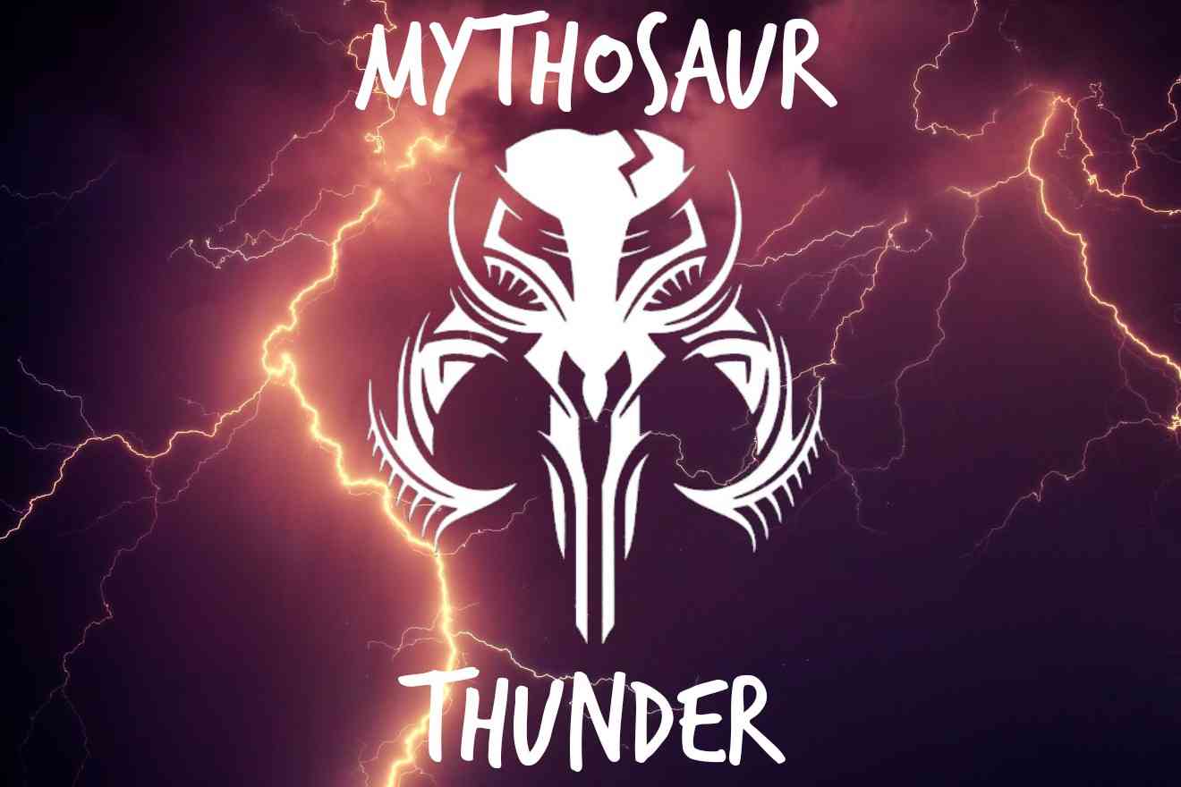 Lazer Rangers Mythosaur Thunder logo